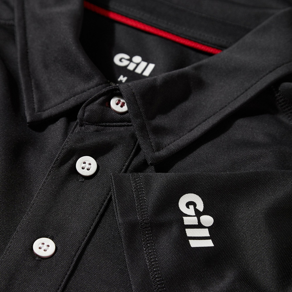 2026 Gill Hommes UV Tec Polo Top UV008 - Black